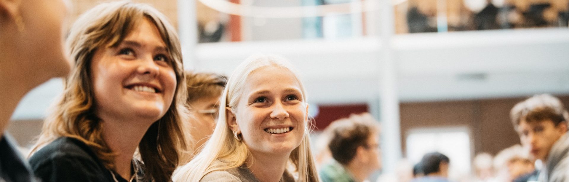 Elever til morgensamling