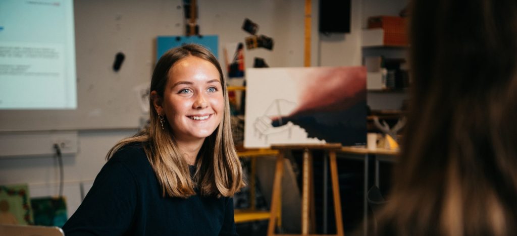 elev som har billedkunst