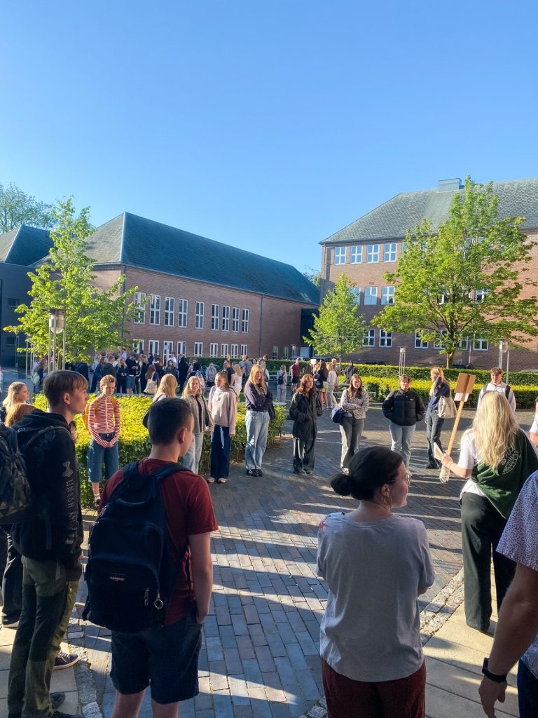 Elever til første skoledag