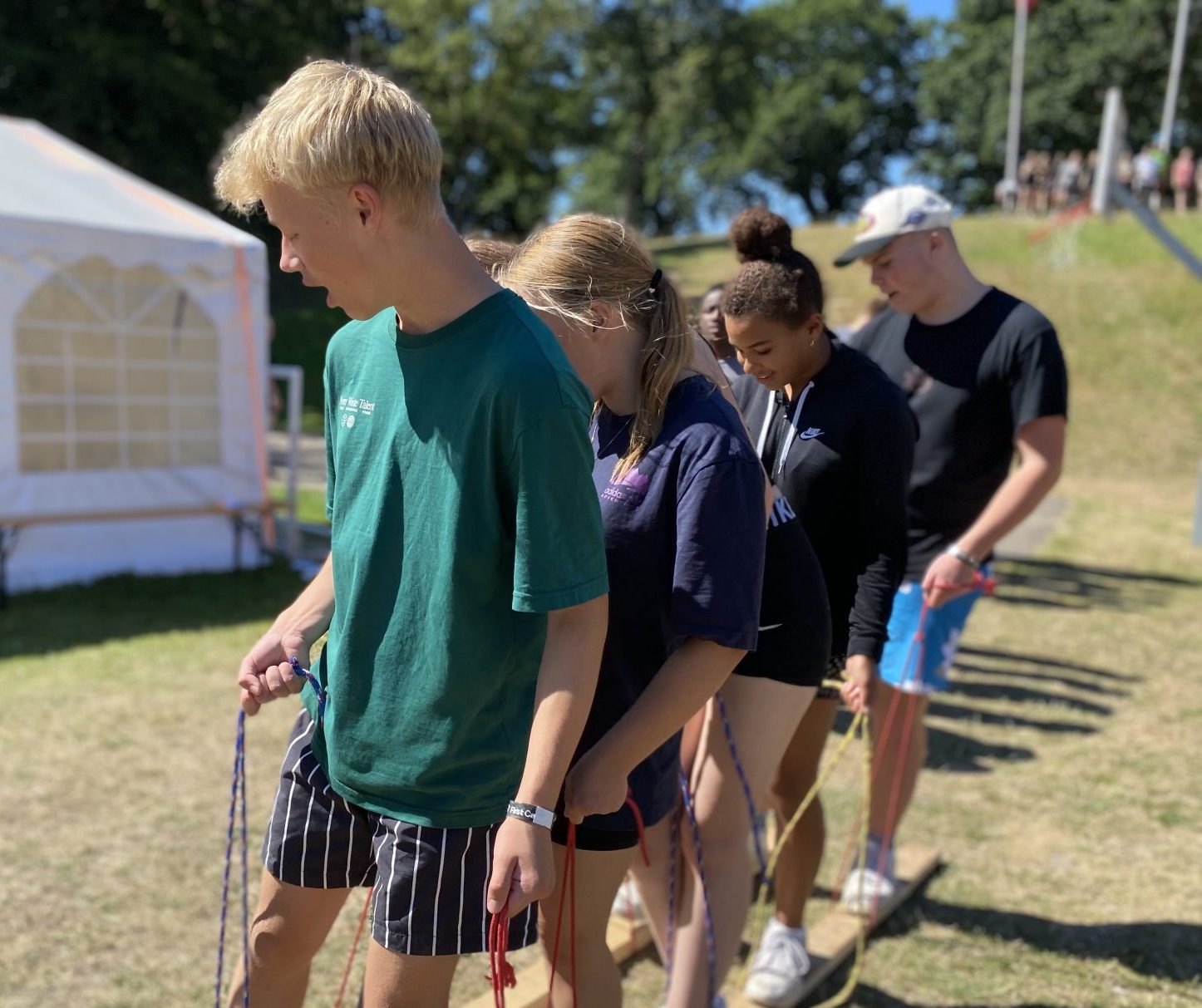 4 elever til introtur